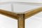 Large Model T09 Coffee Table in Brass and Glass by Peter Ghyczy, 1970s 16