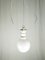 Donato Savoie Hängelampe aus weißer Keramik mit Silikonkabel von Ingo Maurer für Design M, 1970er 2