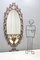 Entryway Mirror and Brass and Glass Console with Floral Frame attributed to Pierluigi Colli, 1960s 5