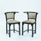 Set of Art Nouveau Style Fledermaus Chairs by Josef Hoffmann for Thonet, 1980s 2