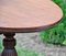 Oval Pedestal Table in Mahogany, Image 2