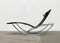 Vintage Modell S 828 Chaiselongue Schaukelstuhl aus Stahlrohr von Torben Skov für Thonet, 1980er 3