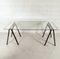 Gaetano Desk Glass Table attributed to Gae Aulenti for Zanotta, 1970s, Image 2