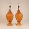 English Chesterfield Traditional Leather Table Lamps by Jacques Adnet, 1980s, Set of 2, Image 6