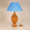 English Chesterfield Traditional Leather Table Lamps by Jacques Adnet, 1980s, Set of 2 5