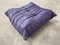 Puf vintage de cuero de Ligne Roset, años 90, Imagen 1