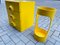 Mid-Century Space Age Quadro Dresser and Umbrella Stand by Jürgen Lange for Schönbuch, 1960s, Germany, Set of 2, Image 5