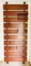 Teak Floor-to-Ceiling Wall Coat Rack, 1960s, Image 1