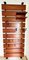 Teak Floor-to-Ceiling Wall Coat Rack, 1960s, Image 2