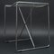 Vintage X-Line Stool in Chrome Perforated Sheet Metal by Nils Jørgen Haugesen for Hybodan, 1970s 1