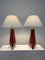 Scandinavian Glass Table Lamps by Carl Fagerlund for Orrefors, 1960s, Set of 2 2