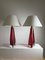 Scandinavian Glass Table Lamps by Carl Fagerlund for Orrefors, 1960s, Set of 2 1