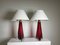 Scandinavian Glass Table Lamps by Carl Fagerlund for Orrefors, 1960s, Set of 2 5