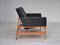 Vintage Danish Two-Seater Sofa in Leather and Oak, 1960s 3