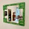 Mid-Century Modern Green Ceramic Console Table with Mirror, 1970, Set of 2 6