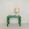 Mid-Century Modern Green Ceramic Console Table with Mirror, 1970, Set of 2 8