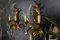 Hollywood Regency Style Gilt Metal and Crystal Glass Sconces, 1970s, Set of 2 13