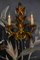 Hollywood Regency Style Gilt Metal and Crystal Glass Sconces, 1970s, Set of 2 9