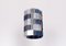 Silver and Blue Facet Pendant by Louis Weisdorf for Lyfa, Denmark, 1960s, Image 10