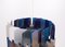 Silver and Blue Facet Pendant by Louis Weisdorf for Lyfa, Denmark, 1960s, Image 2