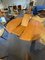 Vintage Danish Teak & Brass Dining Table, 1950s, Image 7