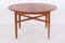 Vintage Danish Teak & Brass Dining Table, 1950s, Image 1