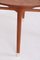 Vintage Danish Teak & Brass Dining Table, 1950s, Image 4