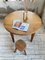 Round Oak Table, 1950s 16