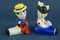 Art Deco Ceramic Children Bookends by William Goebel, Germany, Early 1900s, Set of 2 2