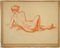 Ludwig Von Hofmann, Female Nude from the Back, 1900, Drawing on Paper 3