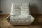 Togo Lounge Chair in White Bouclette by Michel Ducaroy for Ligne Roset 6