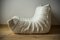 Togo Lounge Chair in White Bouclette by Michel Ducaroy for Ligne Roset 4