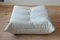 Pouf Togo en Cuir Blanc par Michel Ducaroy pour Ligne Roset 1