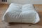 Pouf Togo en Cuir Blanc par Michel Ducaroy pour Ligne Roset 8