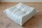 Pouf Togo en Cuir Blanc par Michel Ducaroy pour Ligne Roset 3
