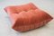 Pouf Togo en Corduroy Corail par Michel Ducaroy pour Ligne Roset 1