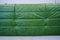 Vintage Two-Seat Togo Sofa with Arms in Green Leather by Michel Ducaroy for Ligne Roset, 1970s 9