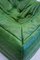 Vintage Two-Seat Togo Sofa with Arms in Green Leather by Michel Ducaroy for Ligne Roset, 1970s 14