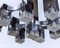 13 Lights Cubic Chrome Chandelier attributed to Gaetano Sciolari, Italy, 1968 9