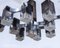 13 Lights Cubic Chrome Chandelier attributed to Gaetano Sciolari, Italy, 1968 10