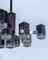 13 Lights Cubic Chrome Chandelier attributed to Gaetano Sciolari, Italy, 1968 8