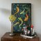 Art Deco Table Lamp with Gold Spiked Glass Shade, Image 6