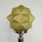 Art Deco Table Lamp with Gold Spiked Glass Shade, Image 2