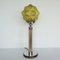 Art Deco Table Lamp with Gold Spiked Glass Shade, Image 7