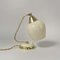 Tischlampe aus Messing, Opalglas & Bakelit, Deutschland, 1950er 2