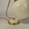 Tischlampe aus Messing, Opalglas & Bakelit, Deutschland, 1950er 6