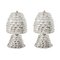 Table Lamps in Rostrato Murano Blown Glass, Italy, 1980s, Set of 2, Image 1