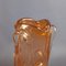 Vase en Verre de Murano Orange Transparent, 1970s 10