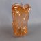 Vase en Verre de Murano Orange Transparent, 1970s 3