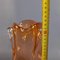 Vase en Verre de Murano Orange Transparent, 1970s 11